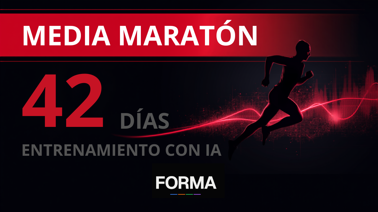 Cómo la inteligencia artificial analiza un entrenamiento de media maratón